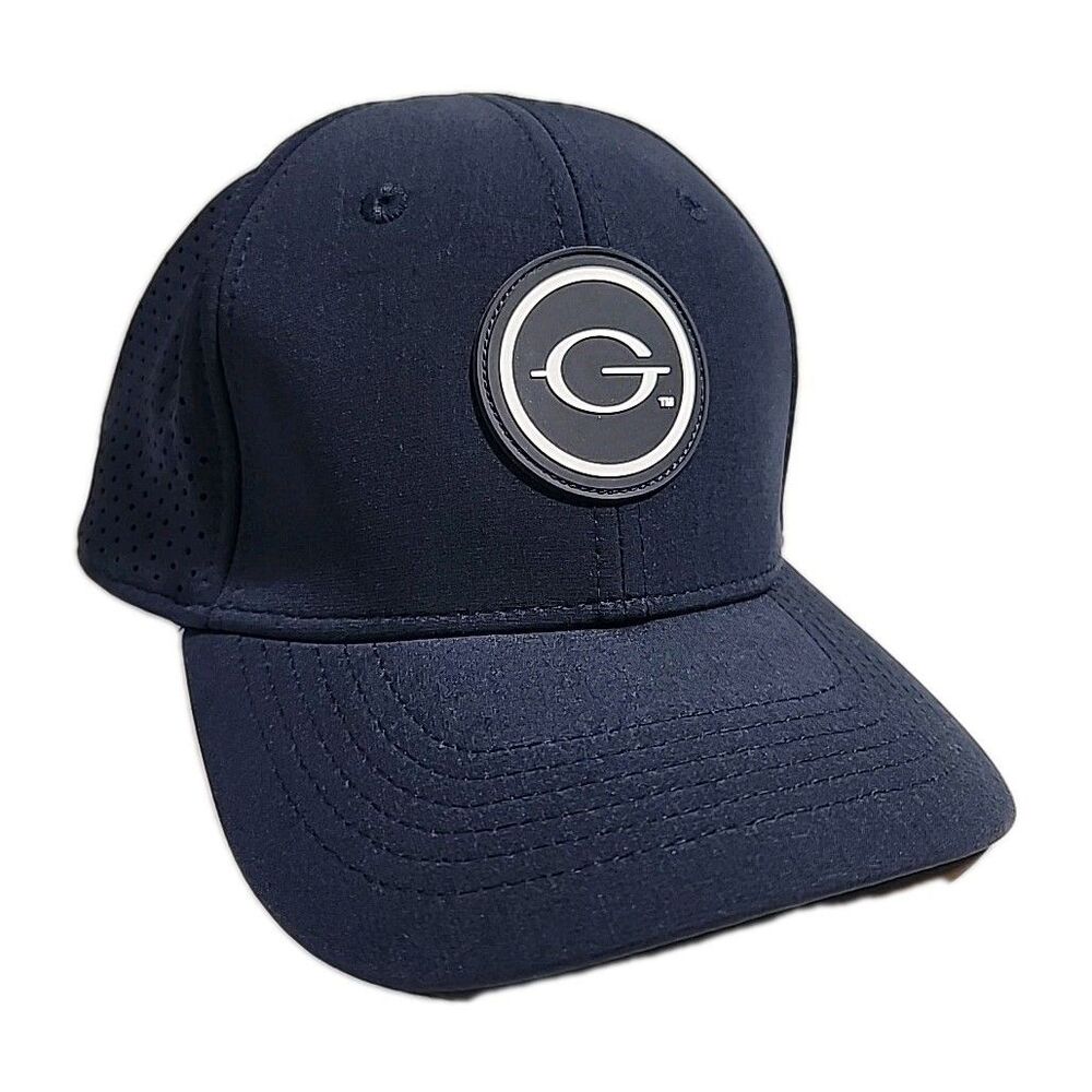 Gulfstream Mens Navy Cap Performance Aircraft Silhouette Adjustable Snap Back